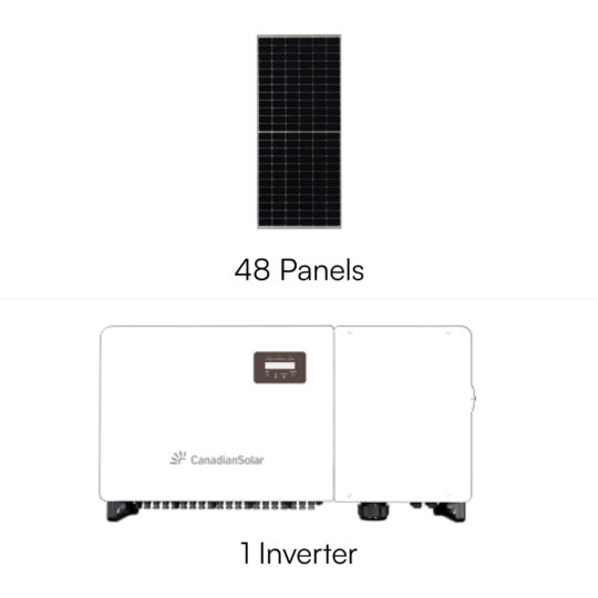 25KW Canadian Solar Grid-Tie Pack