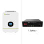 3kW Growatt Dyness 3.6 Lithium Lite